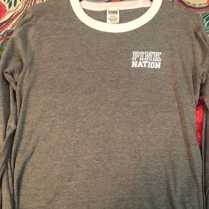 VS Pink Long Sleeve Tee